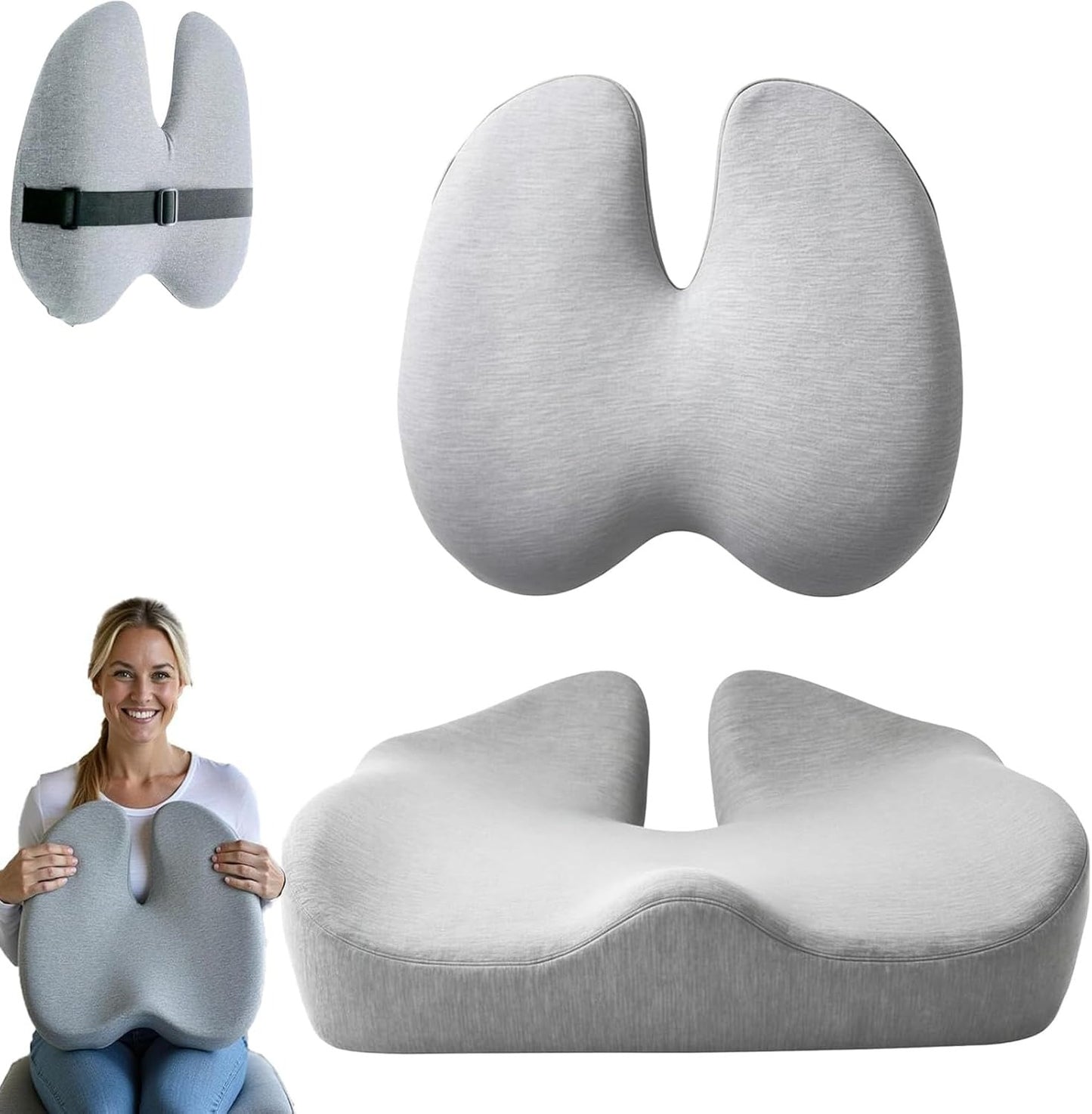 Memory foam seat cushion for office chairs and Car seat