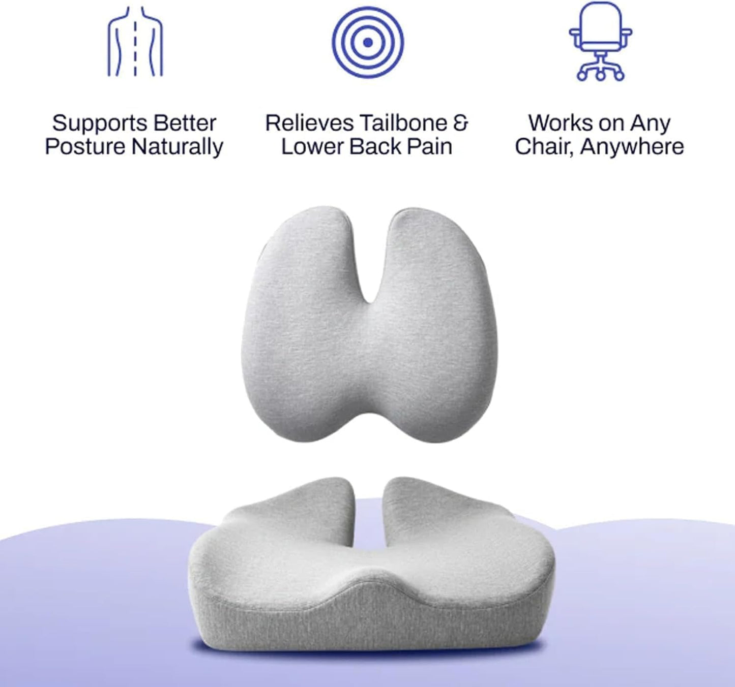 Memory foam seat cushion for office chairs and Car seat